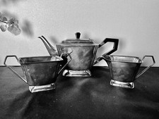 Théière Sheffield  en metal