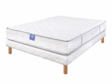 Ensemble matelas sardem belle literie forum visco + sommier tapissier 120x190