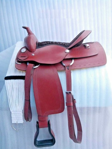 Selle western en buffle - en,