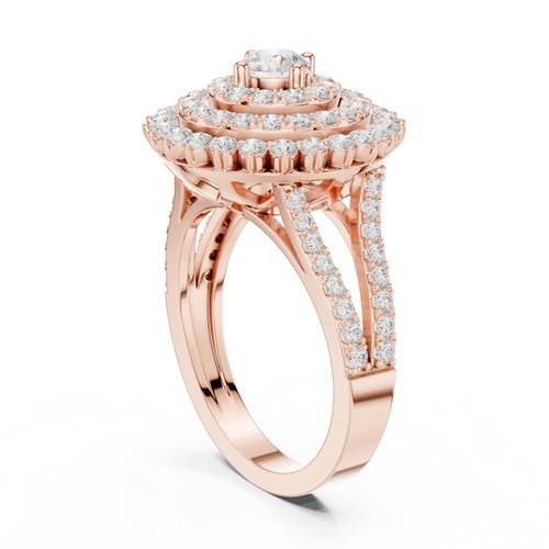 Bague diamant naturel haute - en,