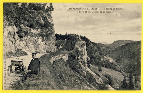 Cpa rare morez aux rousses - aux,