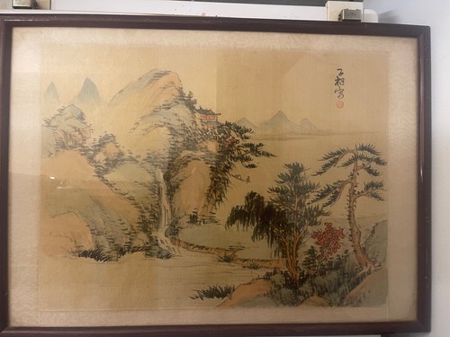 Xie sheng peinture sur soie - sur,