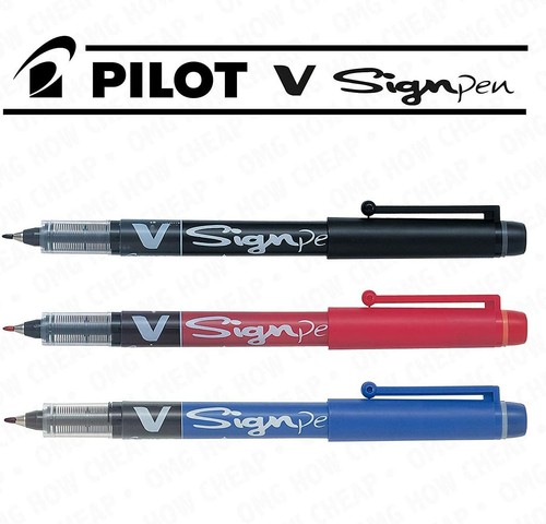 Lot feutres pilot v sign - pilot, v-sign