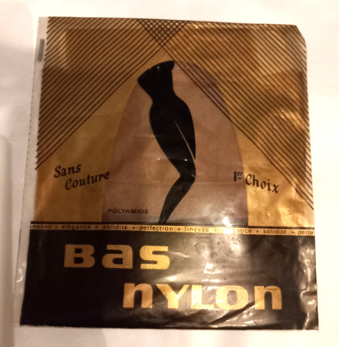 Bas nylon vintage - bas, t2