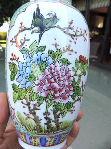 Ancien vase asiatique - 🟢,