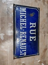 Ancienne grande plaque rue - de,