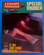 L'EQUIPE MAGAZINE n°41 SPECIAL GUIDE DES JEUX OLYMPIQUES D’ETE MUNICH 1972 SPITZ