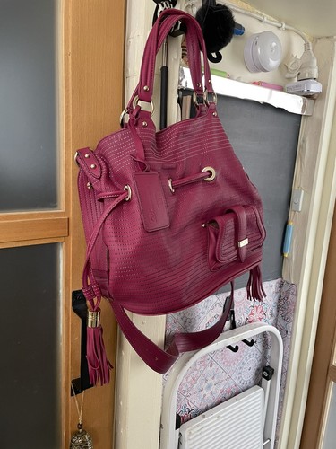 Sac lancel cuir rose fuchsia - sac,