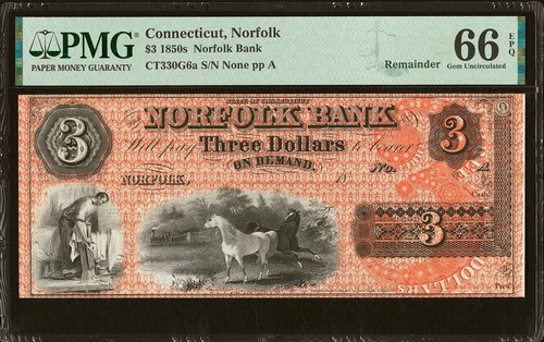 1850s connecticut norfolk - 1850s, $3