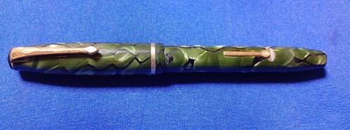 Levier noir vert - , marbré