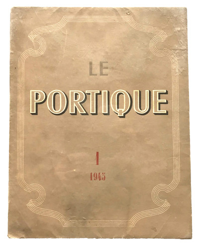 Revue portique 1 - portique., n°1