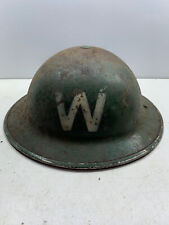 Original WW2 Britannique Maison Avant Civil Défense Gardes Casque & Liner