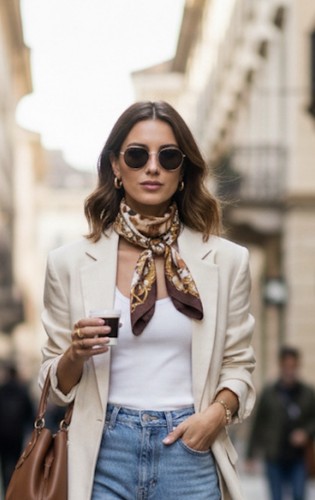 Enrico coveri foulard luxe - enrico,