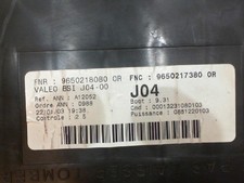 Boitier BSI PEUGEOT 307 PHASE 1 BREAK 9650218080