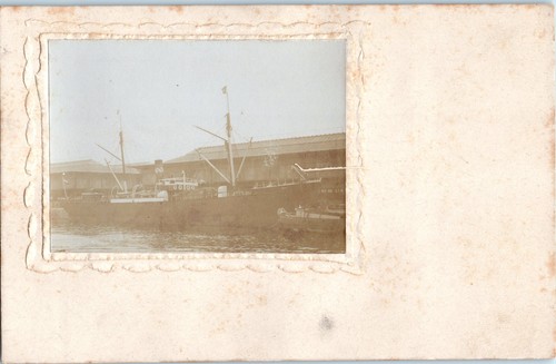 Carte photo ancienne bateau