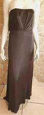 Robe cocktail marron taille 