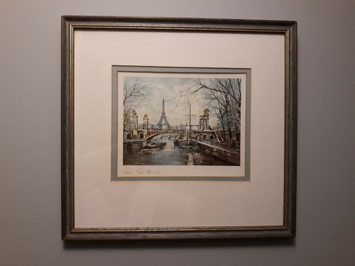 Paris pont alexandre iii - alexandre, print
