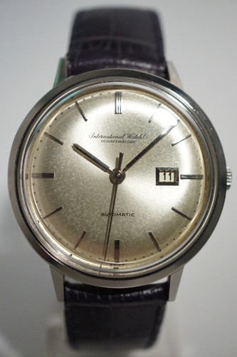 Iwc acier automatique date - acier, automatique,