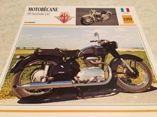 Carte moto Motobécane 350 bicylindre L4C 1959 collection Atlas France