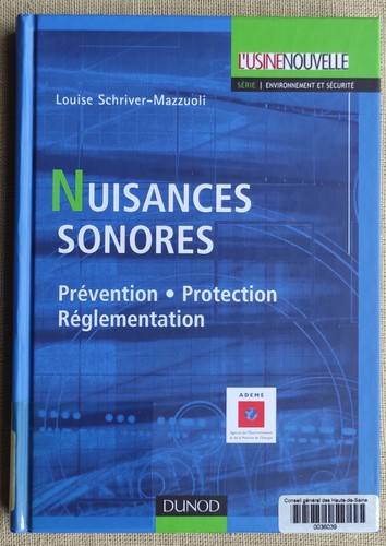 Nuisances sonores dunod - nuisances,