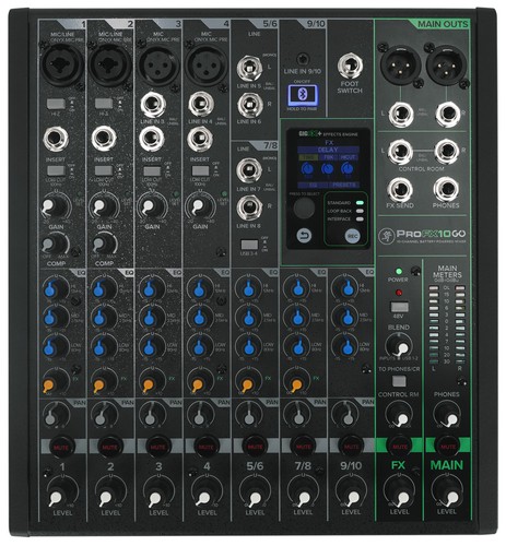 Mackie profx10go channel - mackie,