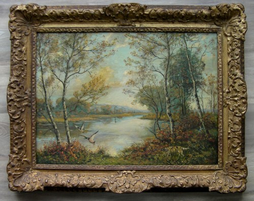 Charles dhuin huile sur toile - dhuin,