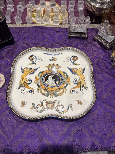 Ancien plateau faience - ancien,