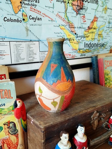 Vase ancien bohème - , terre