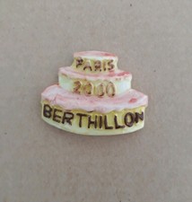 FEVE BERTHILLON PUBLICITAIRE 2000 GÂTEAU PATISSERIE GLACIER GLACE