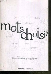 Mots choisis extraits du - mots, :extraits