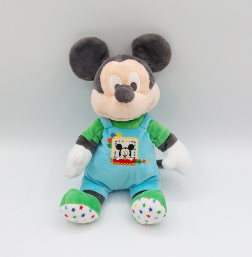 Peluche doudou mickey vert - doudou,