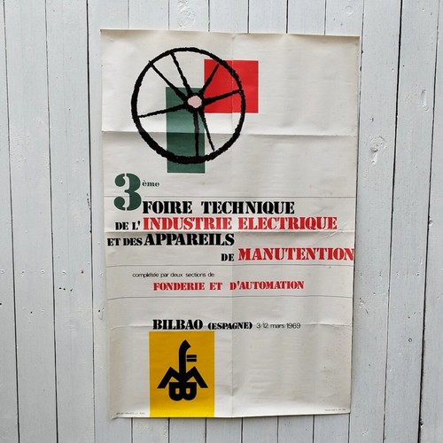 Affiche originale foire - originale,3e,