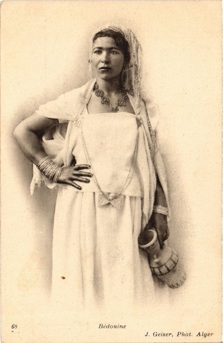 Cpa bedouine women types - ak,