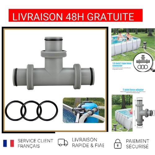 Raccord piscine 38mm - t,