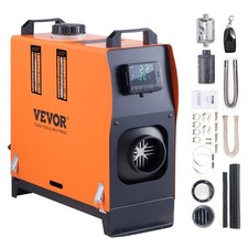 VEVOR Chauffage Diesel Tout-en-Un 12V 8kW 0,16-0,62L/h Écran LCD Télécommande