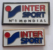 lot 2 pins magasin sport vetement intersport