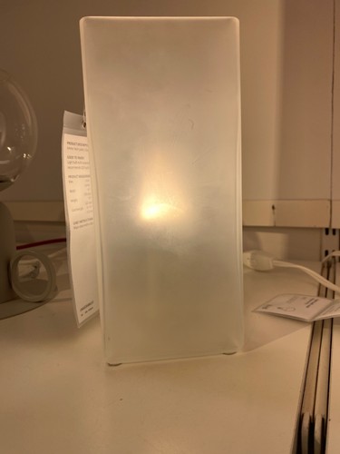 Ikea grono desk - lamp, cube