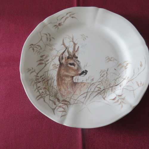 Assiette plate a - 1, dessert