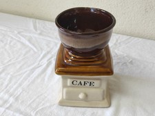 Objet déco, Moulin à café factice en céramique 18,5cm de haut