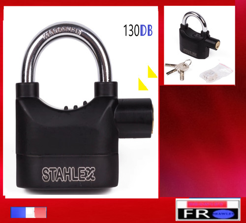 Cadenas avec alarme capacite - cadenas,