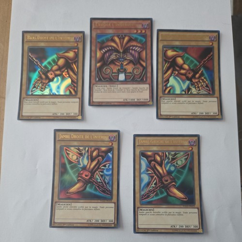 Carte yugioh ensemble exodia - yugioh,