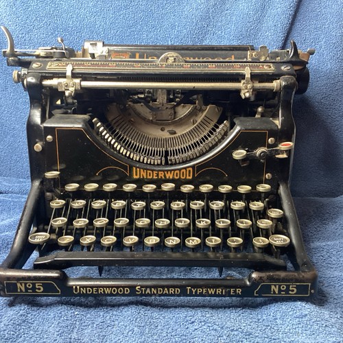 1926 underwood 5 antique - underwood, no.
