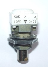 Potentiomètre Sfernice P11 cermet 50k linéaire 10%, axe diam. 6mm très raccourci