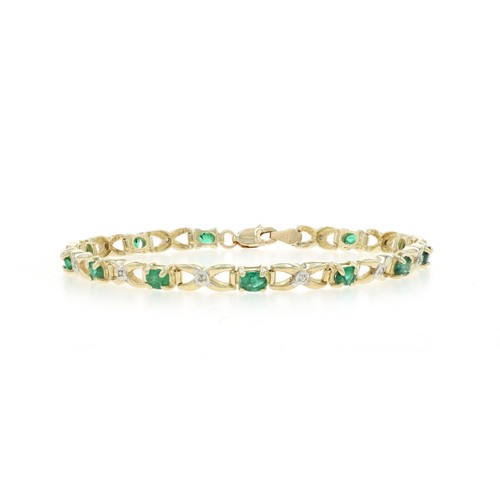Bracelet chaîne jaune - or,