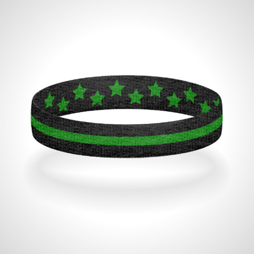Reversible thin green line - reversible,