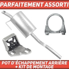 Pot d’échappement arrière