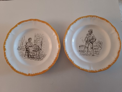 Lot assiettes décoratives - assiettes,