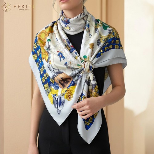 Rare vintage foulard soie - en,