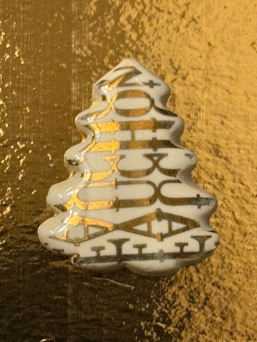 Fève fauchon sapin doré - fauchon, le