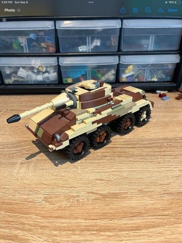 Brickmania german ww2 tank - german,